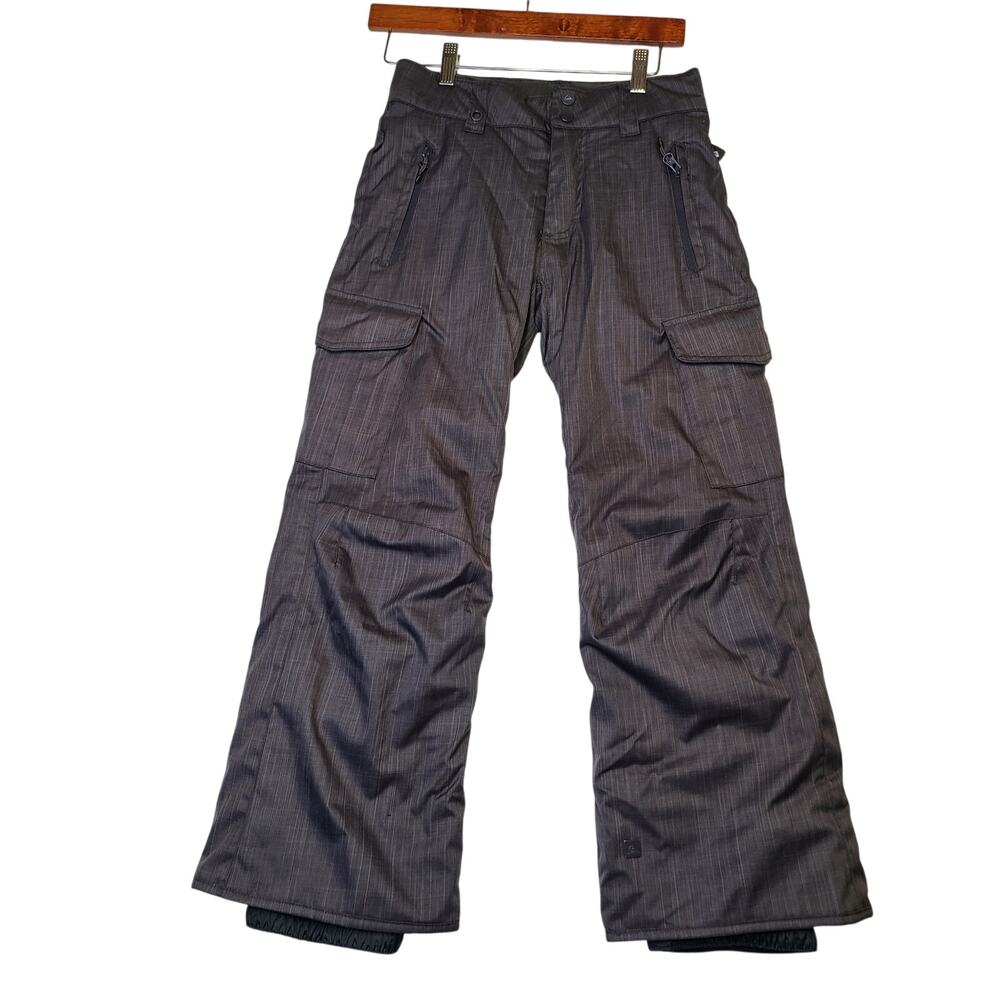 Quicksilver Dry Flight Snowboard Gray Pants Girls Small (10)